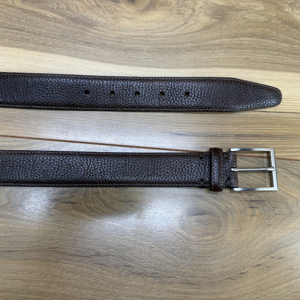 Martin Dingman Mens Belt Size 36/90 Royal Bullhide Dark Brown‎ Leather - Picture 5 of 7